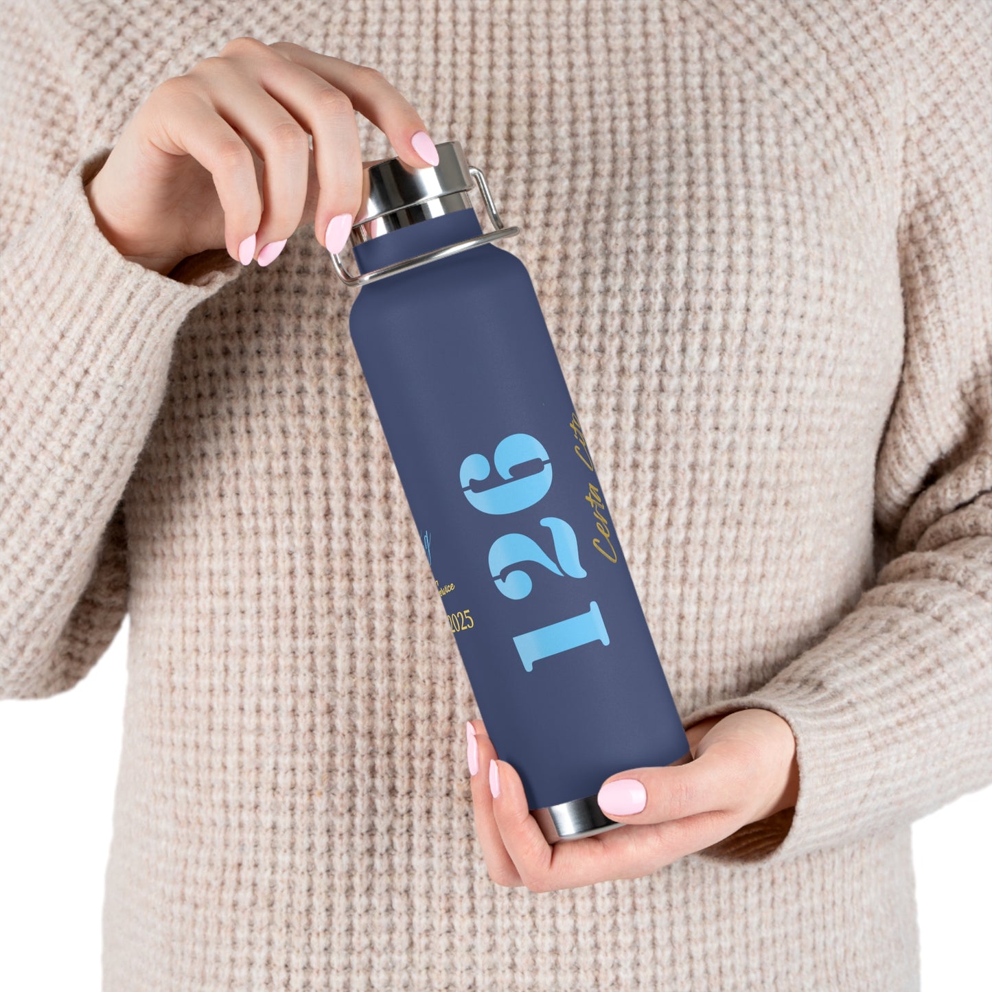 126 Signal Squadron Commando Insulated Water Bottle