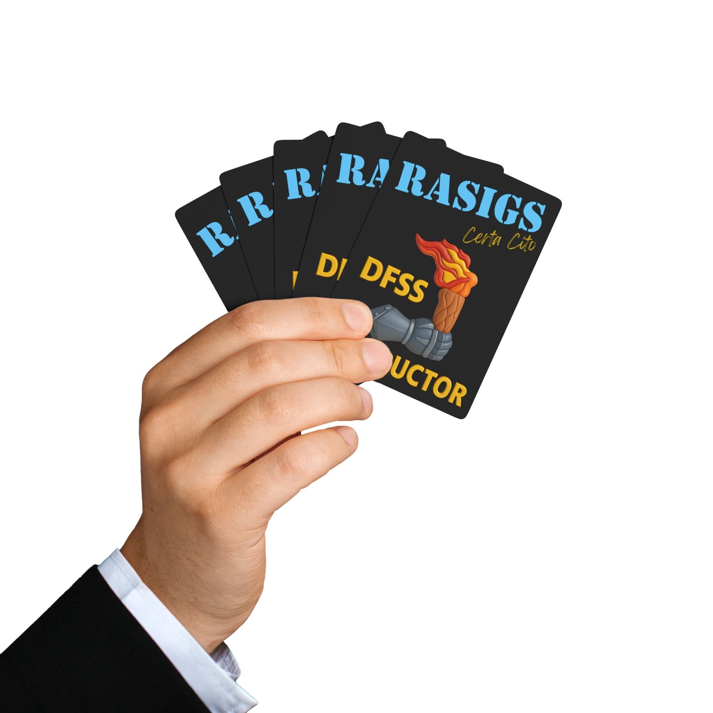 DFSS Instructors Playing Cards