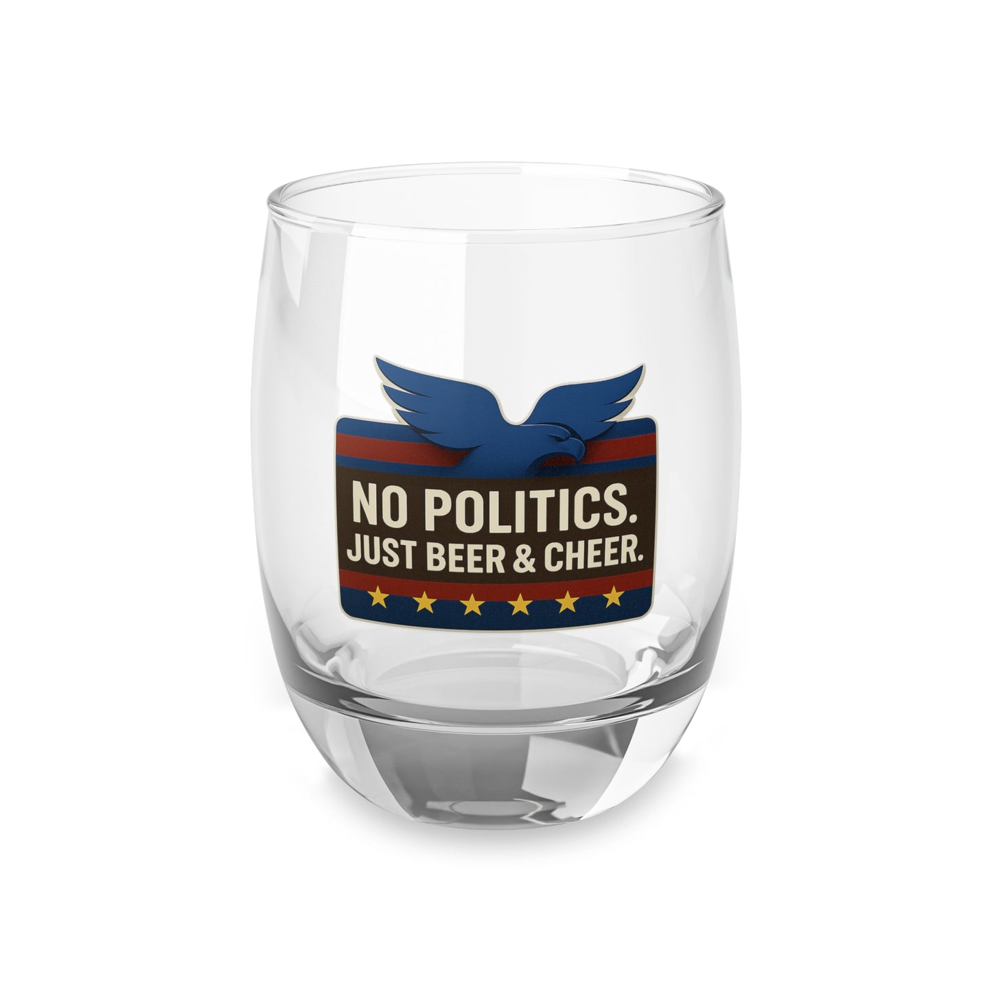 Whiskey Glass with Quote, Perfect for Barware Collectors, Gifts for Him, Home Decor, Political Party Gifts
