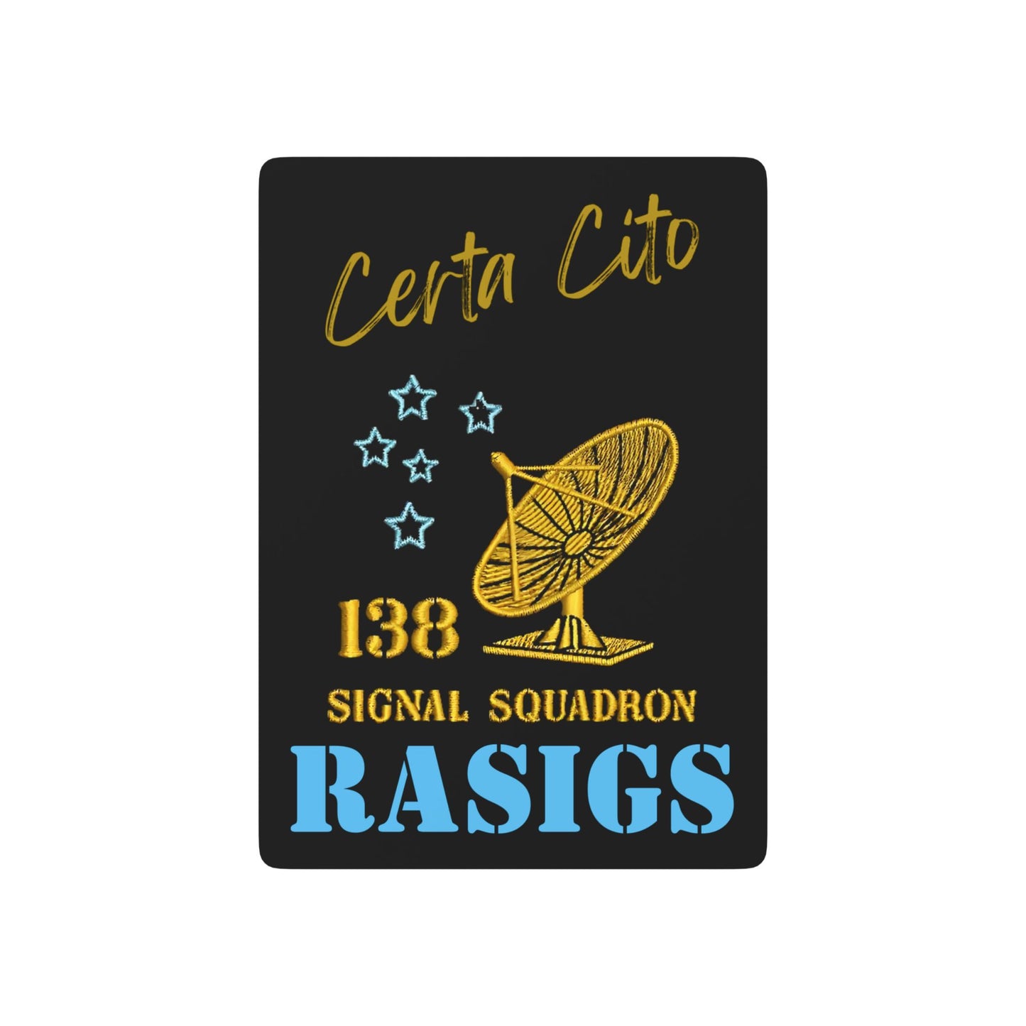 138 Signal Squadron Playing Cards