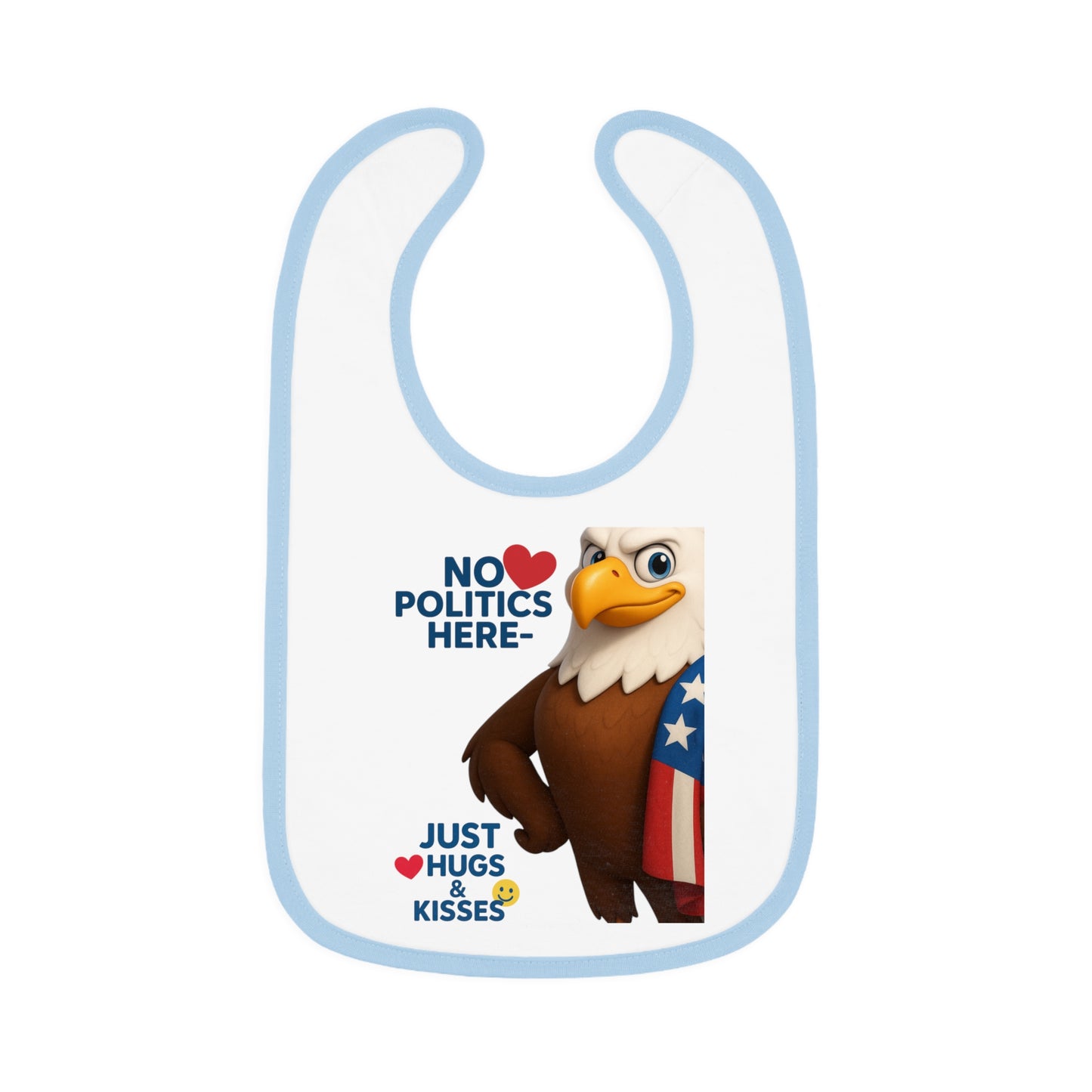 Patriotic Baby Bib with Fun Design | Perfect for Baby Showers, Holidays, and Everyday Use - Ideal Gift for New Parents