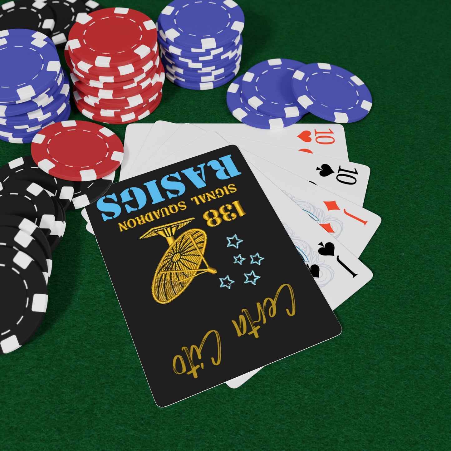 138 Signal Squadron Playing Cards