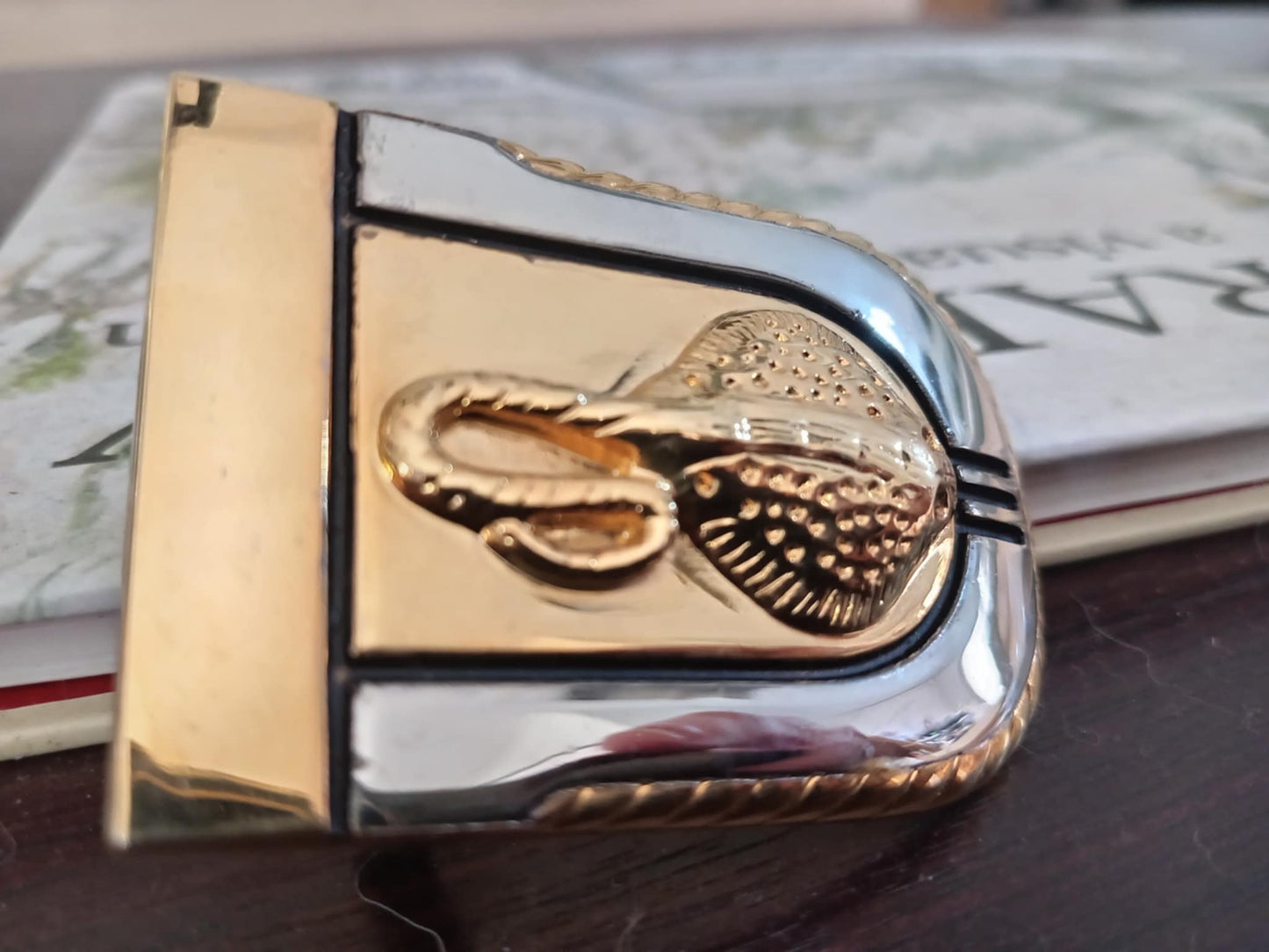 STINGRAY BELT BUCKLE – SOLID METAL, GOLD & SILVER FINISH