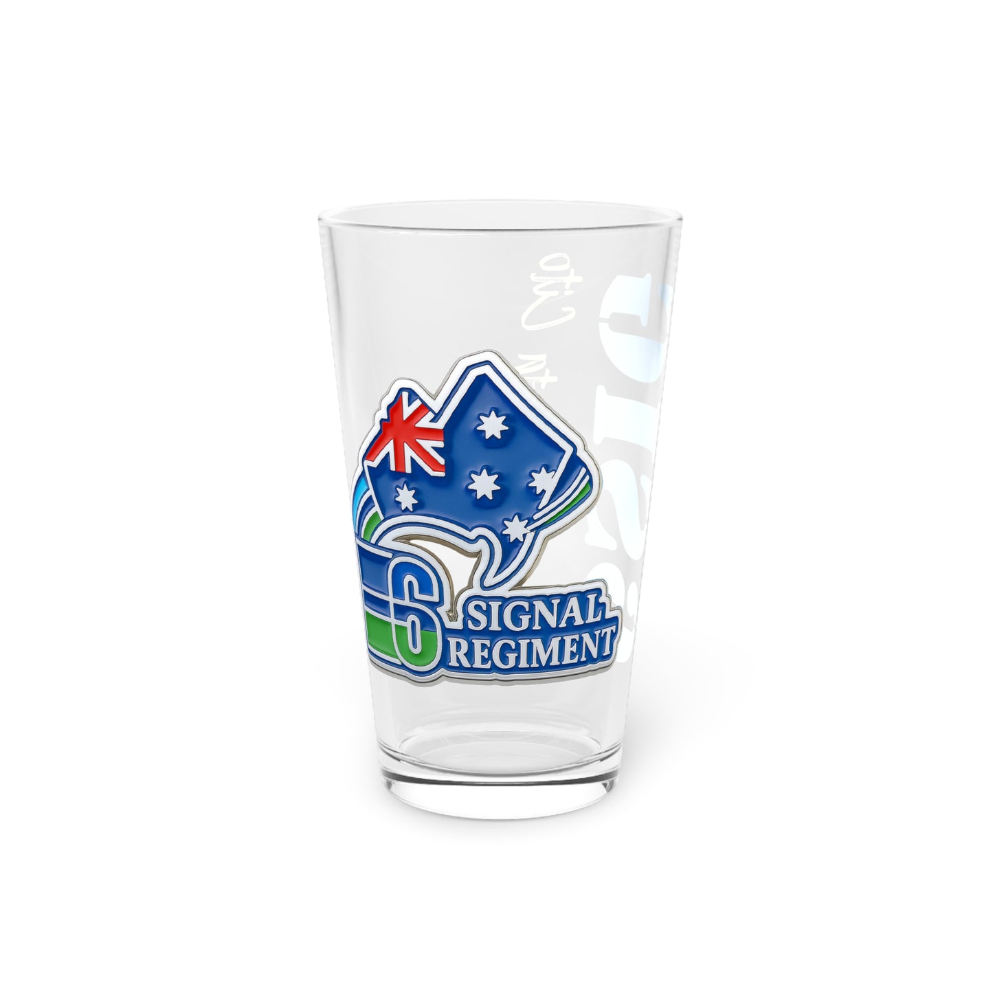 6 SIG Regt Pint Glass – 16oz – Perfect Gift for Veterans 🍻