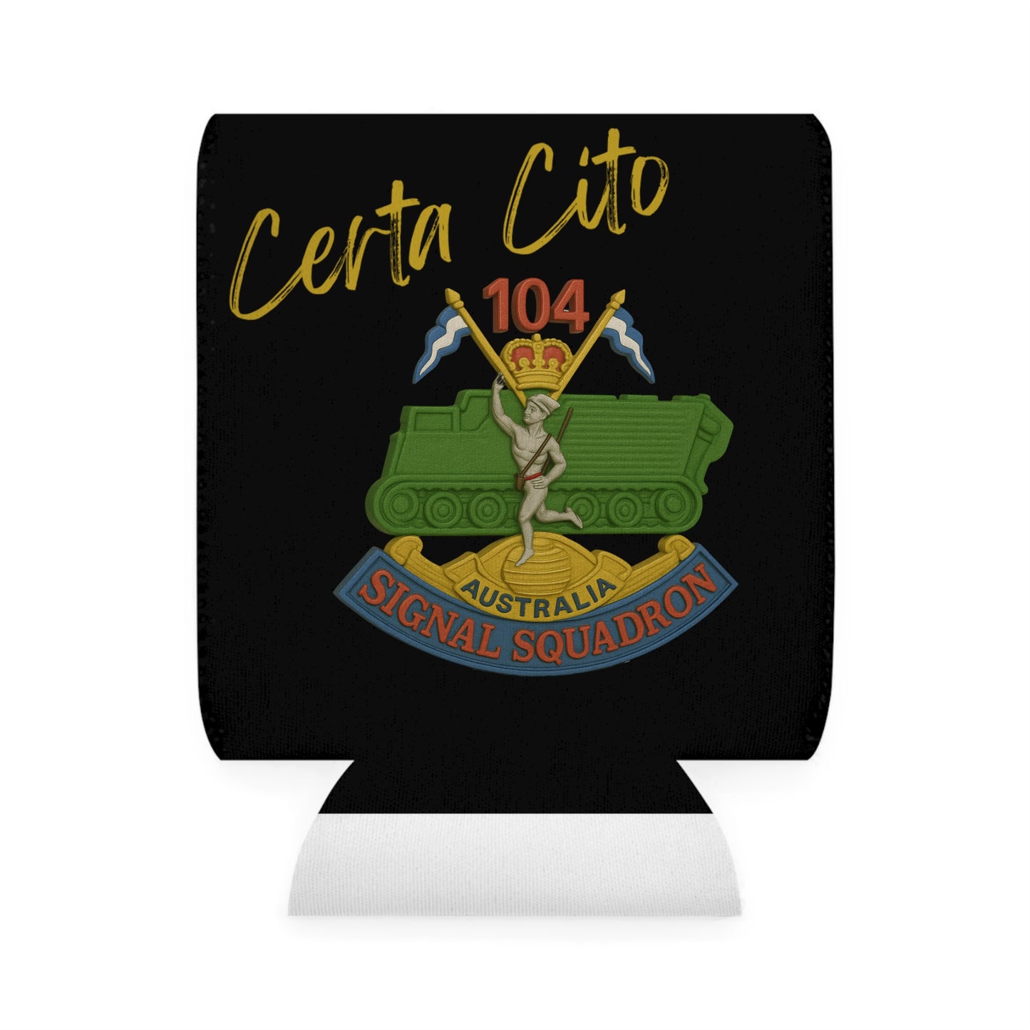 Certa Cito – 104 SIG SQN Vietnam Era Stubby Cooler