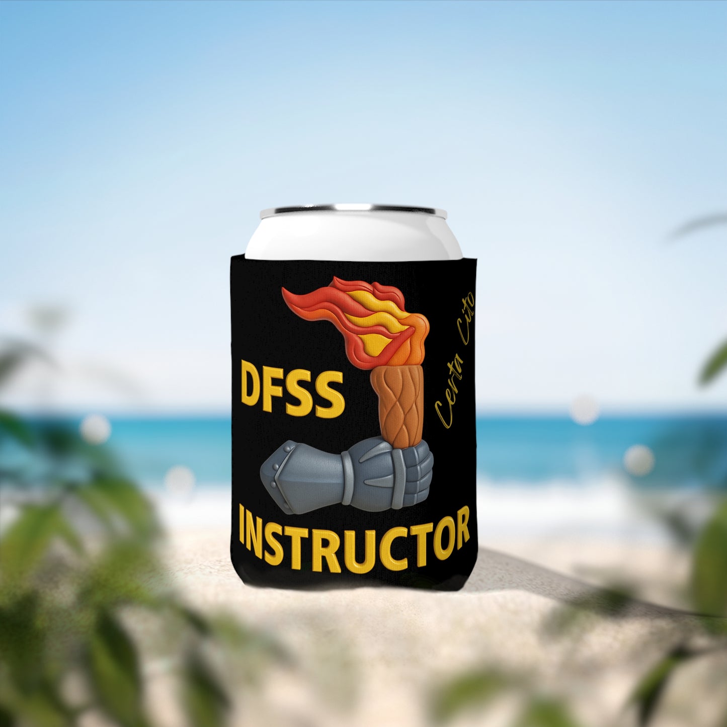 Certa Cito – DFSS (Defence Force School of Signals) Stubby Cooler