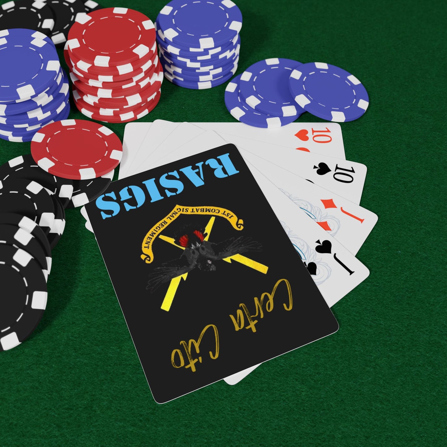 1st Combat Signal Regiment (1 CSR) – Custom Playing Cards