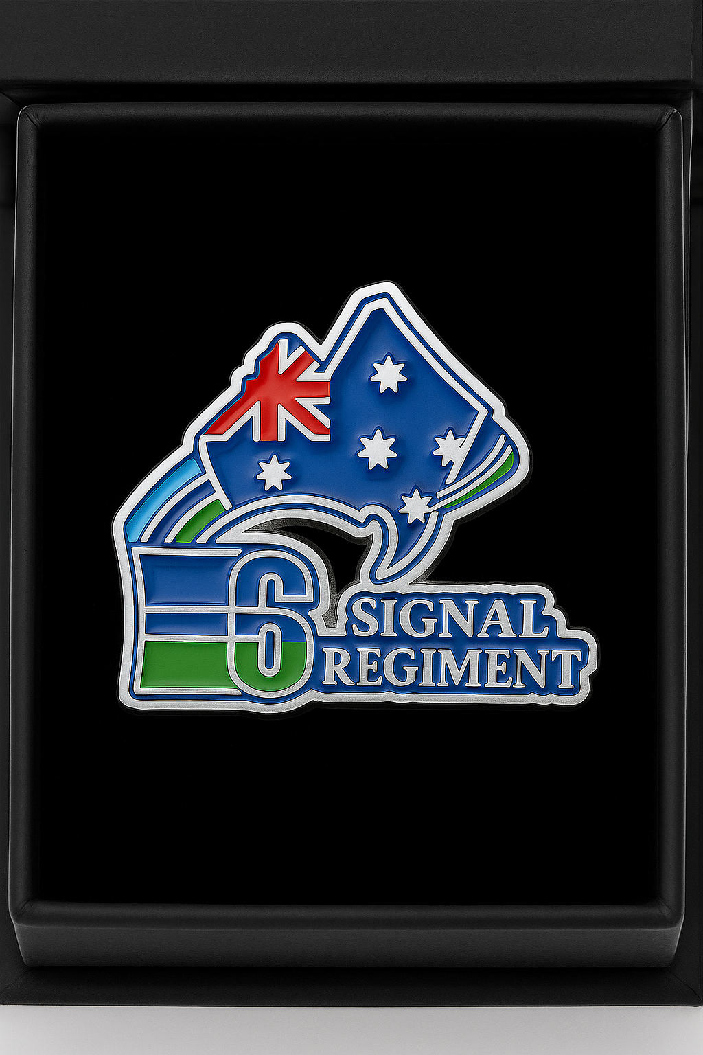 ๐ก 6 SIGNAL REGIMENT โ HARD ENAMEL LAPEL PIN ๐ฆ๐บ