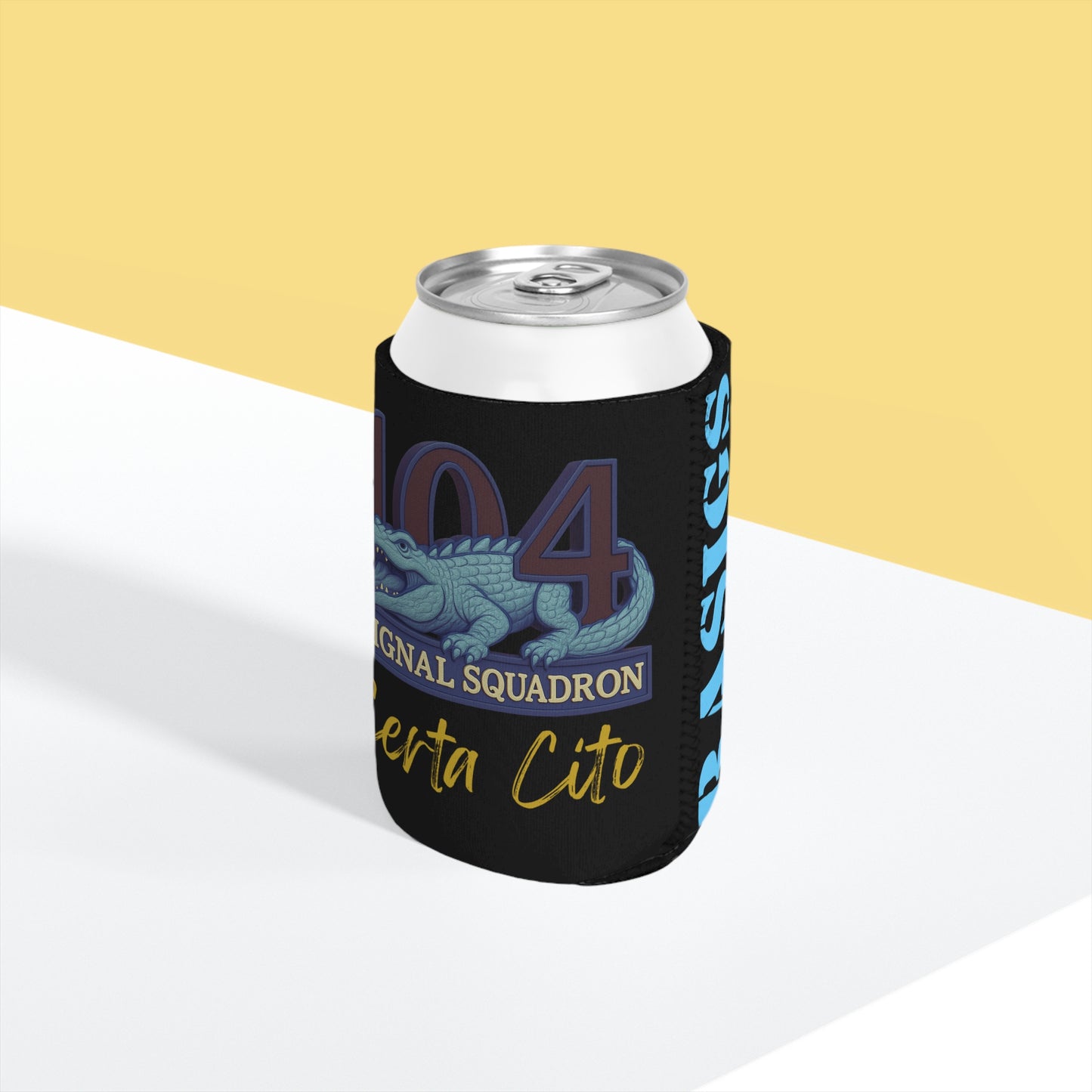 Certa Cito – 104 SIG SQN Crocodile 90s Era Stubby Cooler