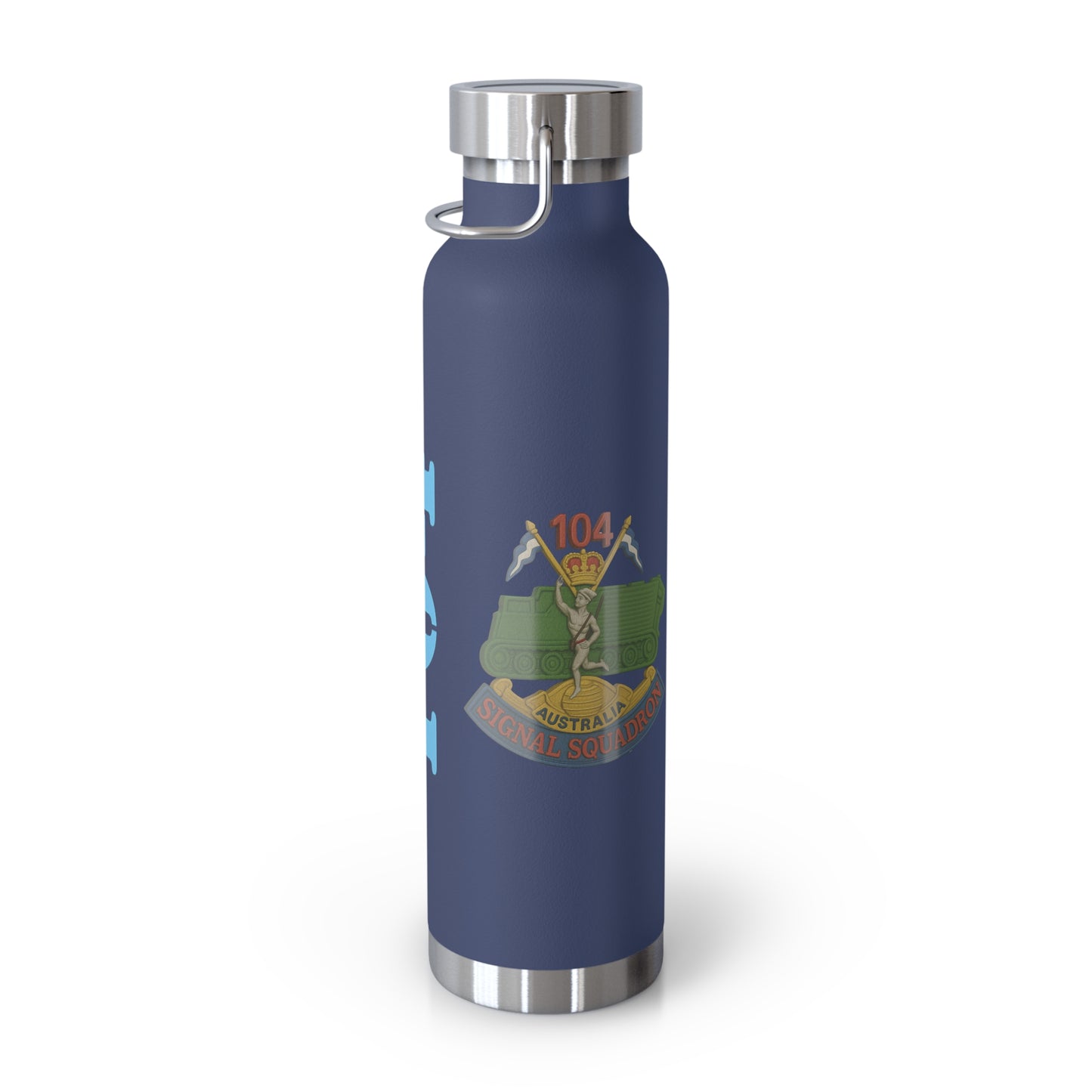 104 Signal Squadron Vietnam Era Patch Insulated Water Bottle