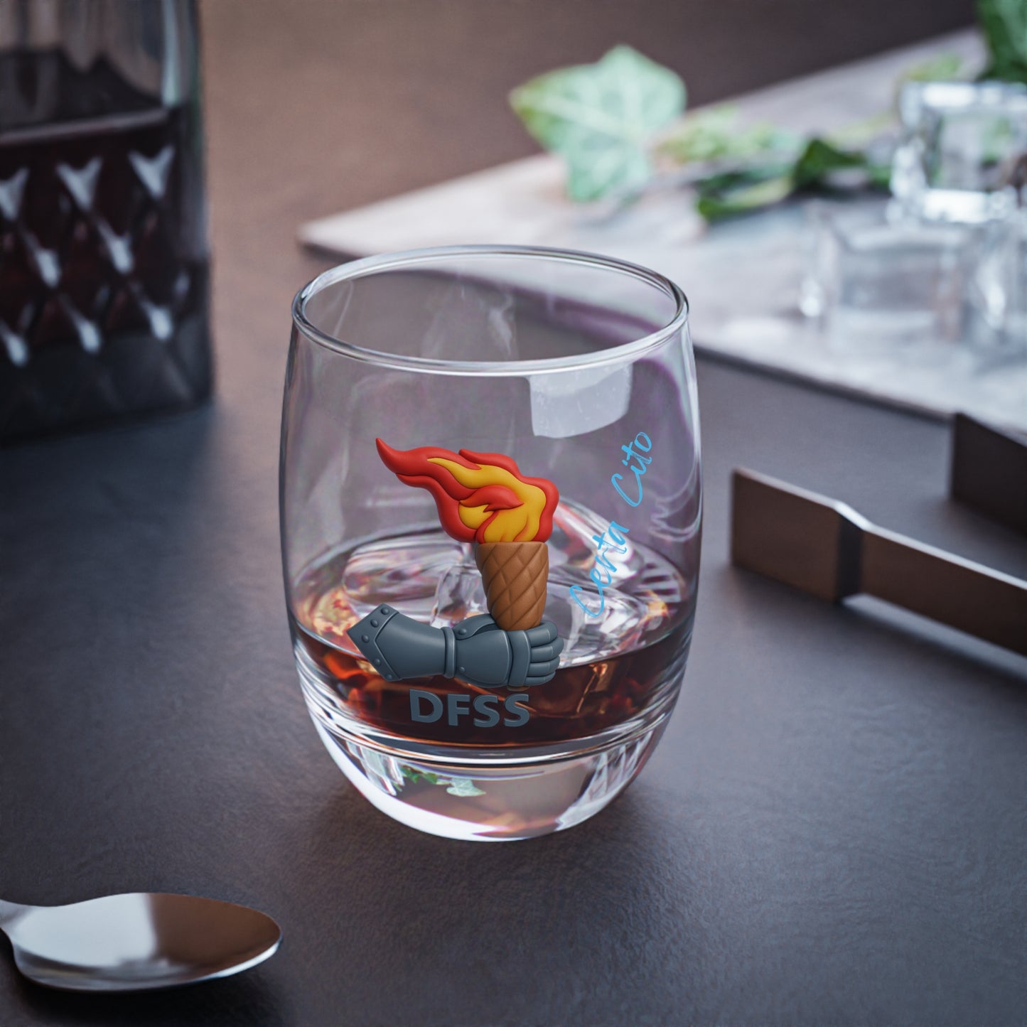Certa Cito – DFSS Whiskey Glass