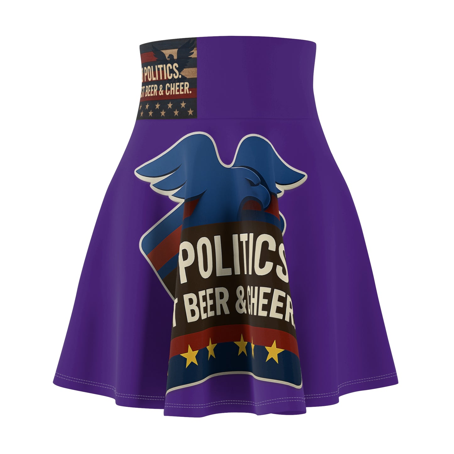 Political Statement Women's Skater Skirt, Fun Skater Skirt, Unique Party Skirt, Casual Wear, Gift for Friends