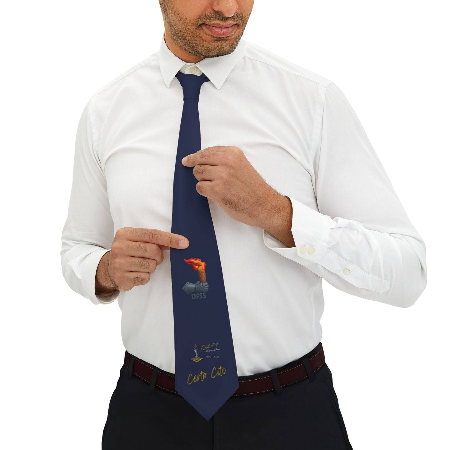 DFSS School of Signals 100-Year Anniversary Dress Tie