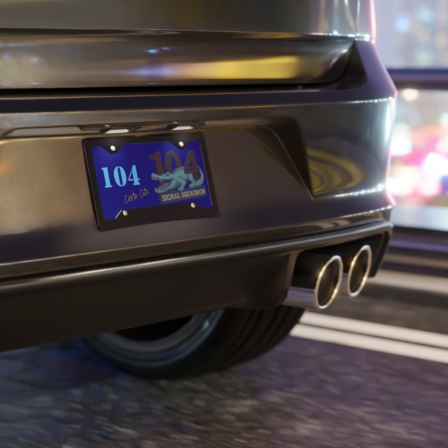 104 SIG Number Plate – Honor the Legacy of 104 Signal Squadron
