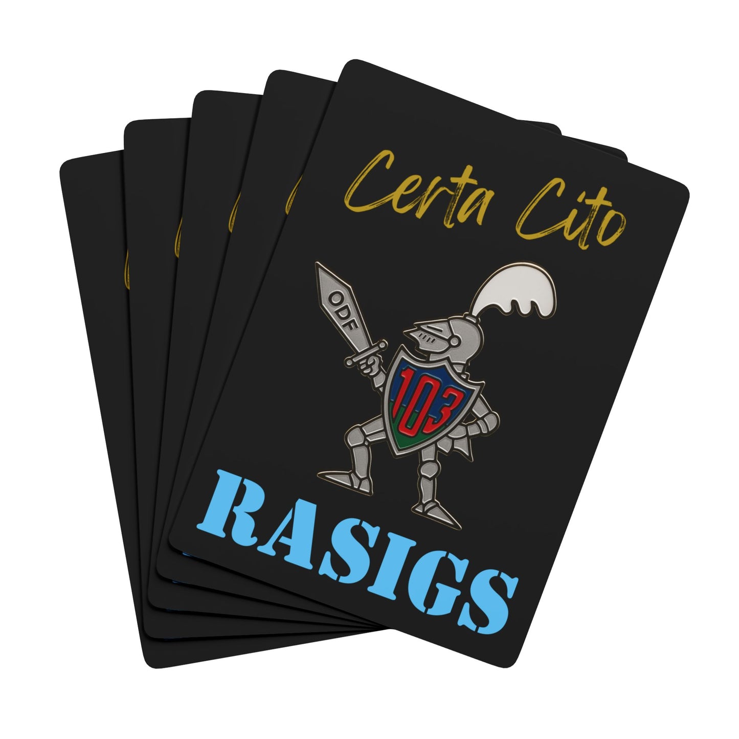 103 Sig Sqn Playing Cards