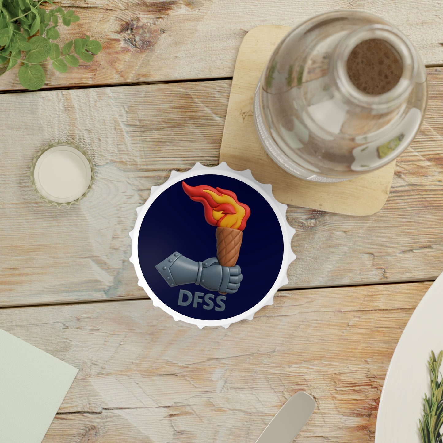 DFSS School of Signals Military Bottle Opener