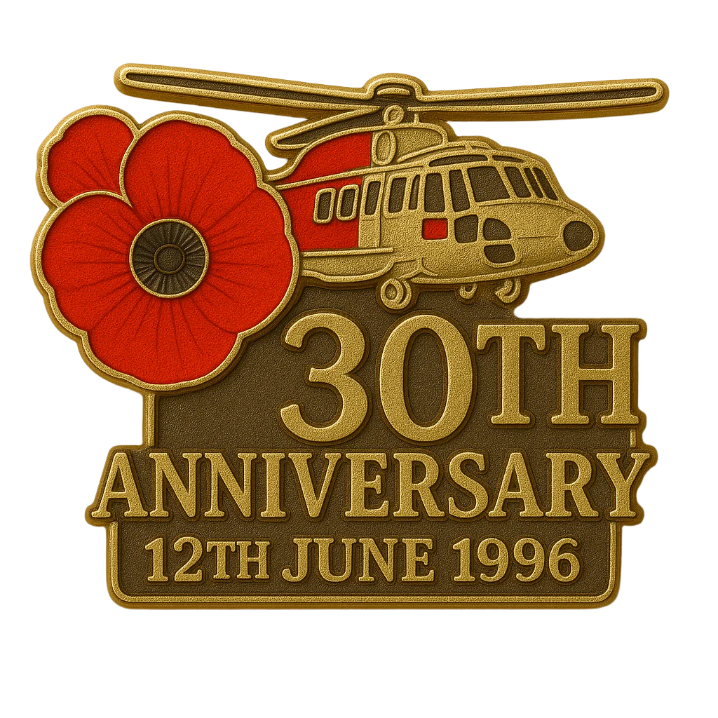 BLACKHAWK 30TH ANNIVERSARY PIN – “NEVER FORGOTTEN” EDITION