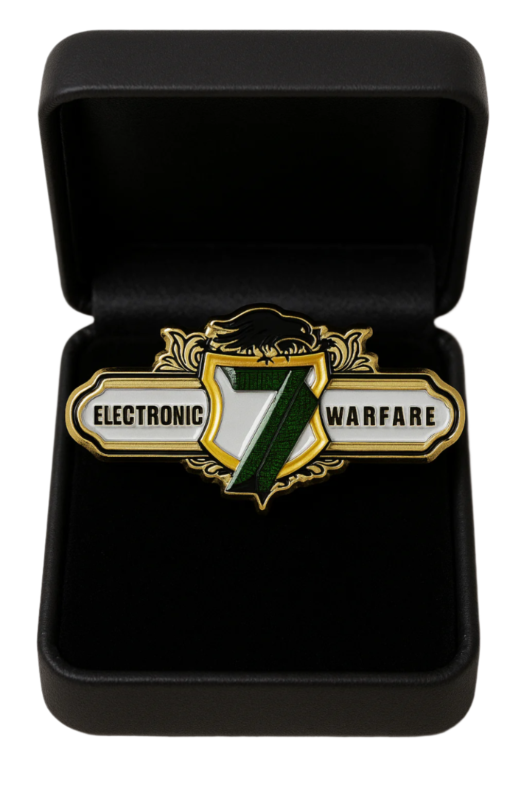 7 SIGNAL REGIMENT – HARD ENAMEL LAPEL PIN