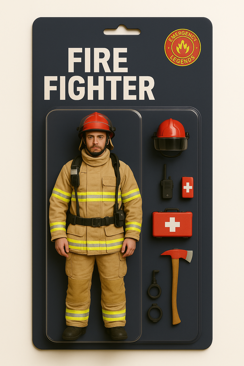 🔥 FIREFIGHTER HERO ACTION FIGURE