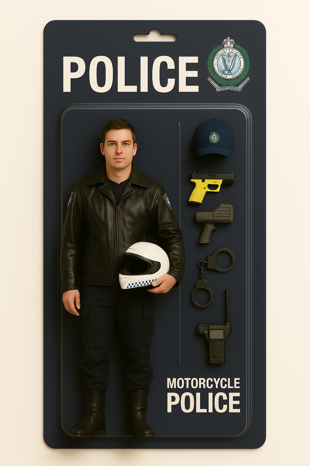 🏍️ MOTORCYCLE POLICE - HERO ACTION FIGURE