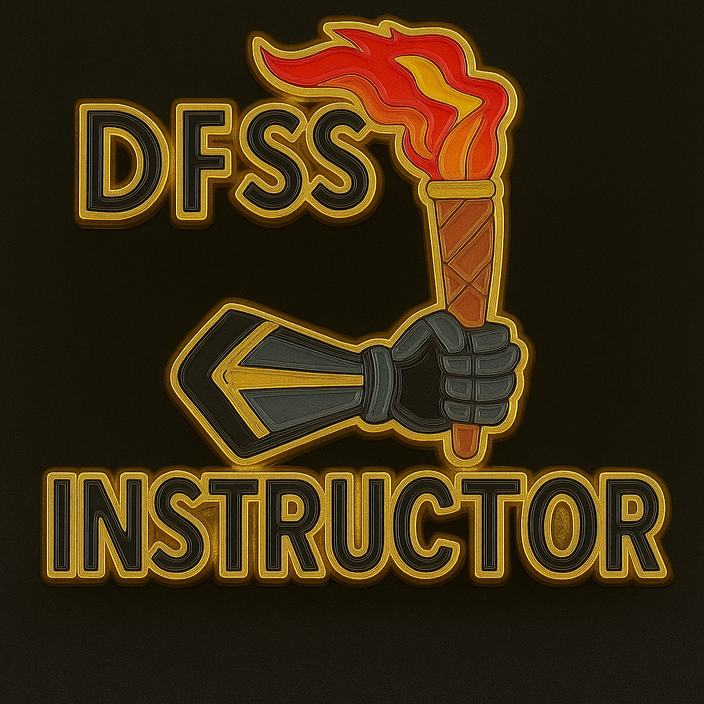 DFSS INSTRUCTORS PIN β HARD ENAMEL, GOLD-PLATED EDITION π₯