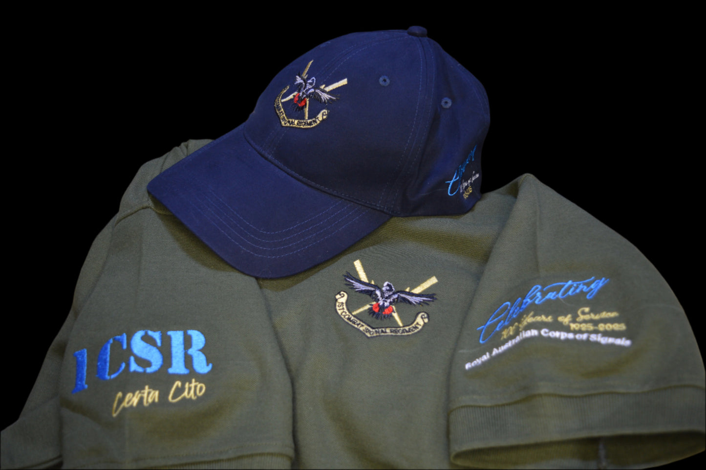 1st Combat Signal Regiment (1CSR) 100-Year Centenary Polo Shirt