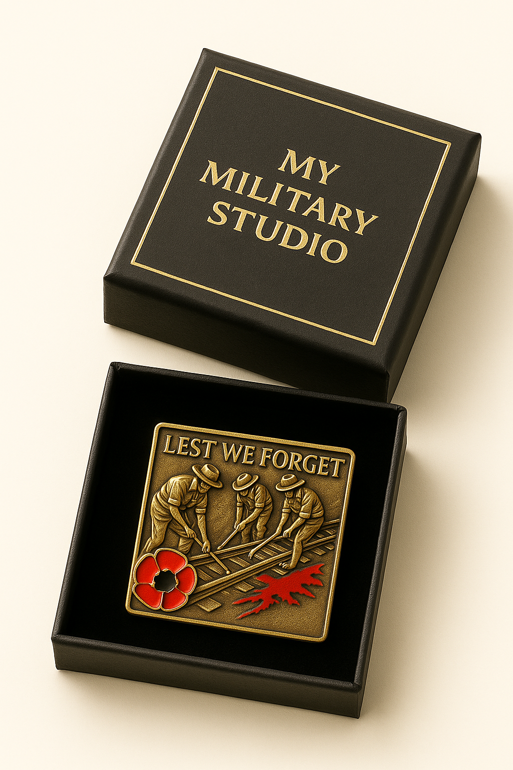 POW 80TH ANNIVERSARY – LEST WE FORGET COMMEMORATIVE PIN