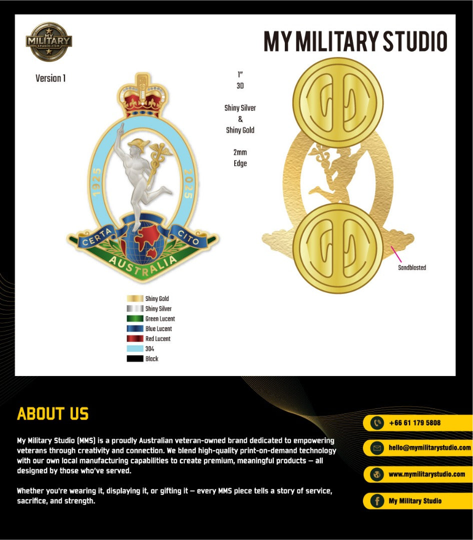 RASIGS 100th Anniversary Enamel Pin – Limited Collector’s Edition