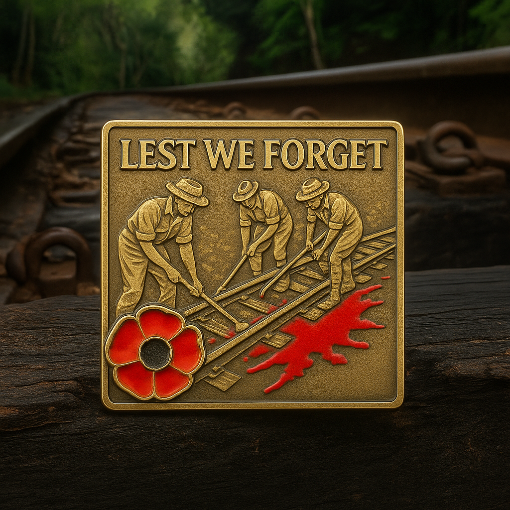 POW 80TH ANNIVERSARY – LEST WE FORGET COMMEMORATIVE PIN