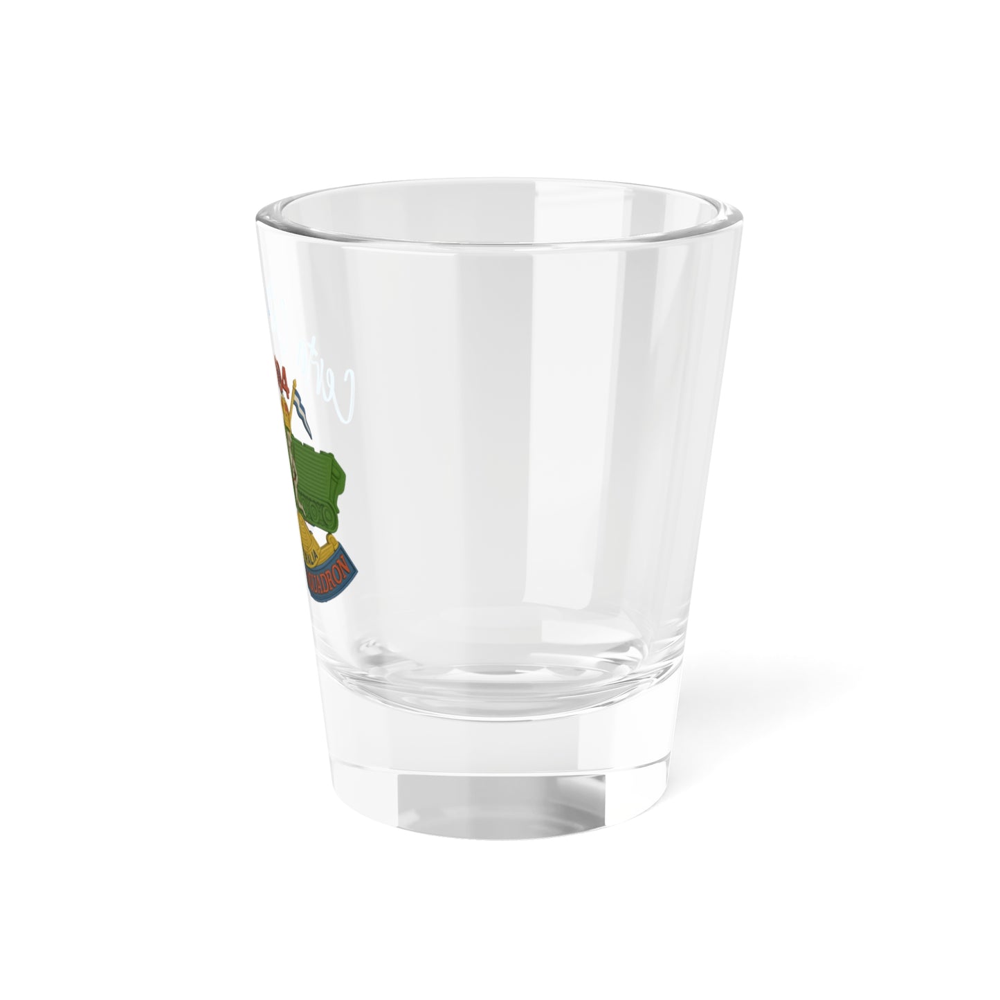 104 Sig Sqn Vietnam Patch Shot Glass