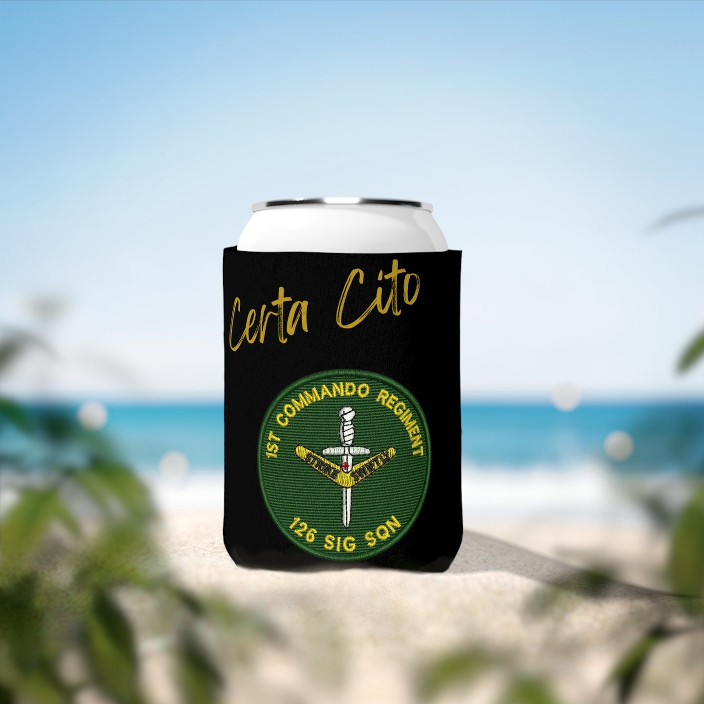 126 SIG SQN 90's Era Commando Patch Stubby Cooler