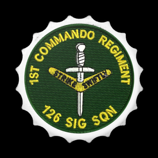 126 SIG SQN 90’s Era Patch Bottle Opener – A Tribute to the Past