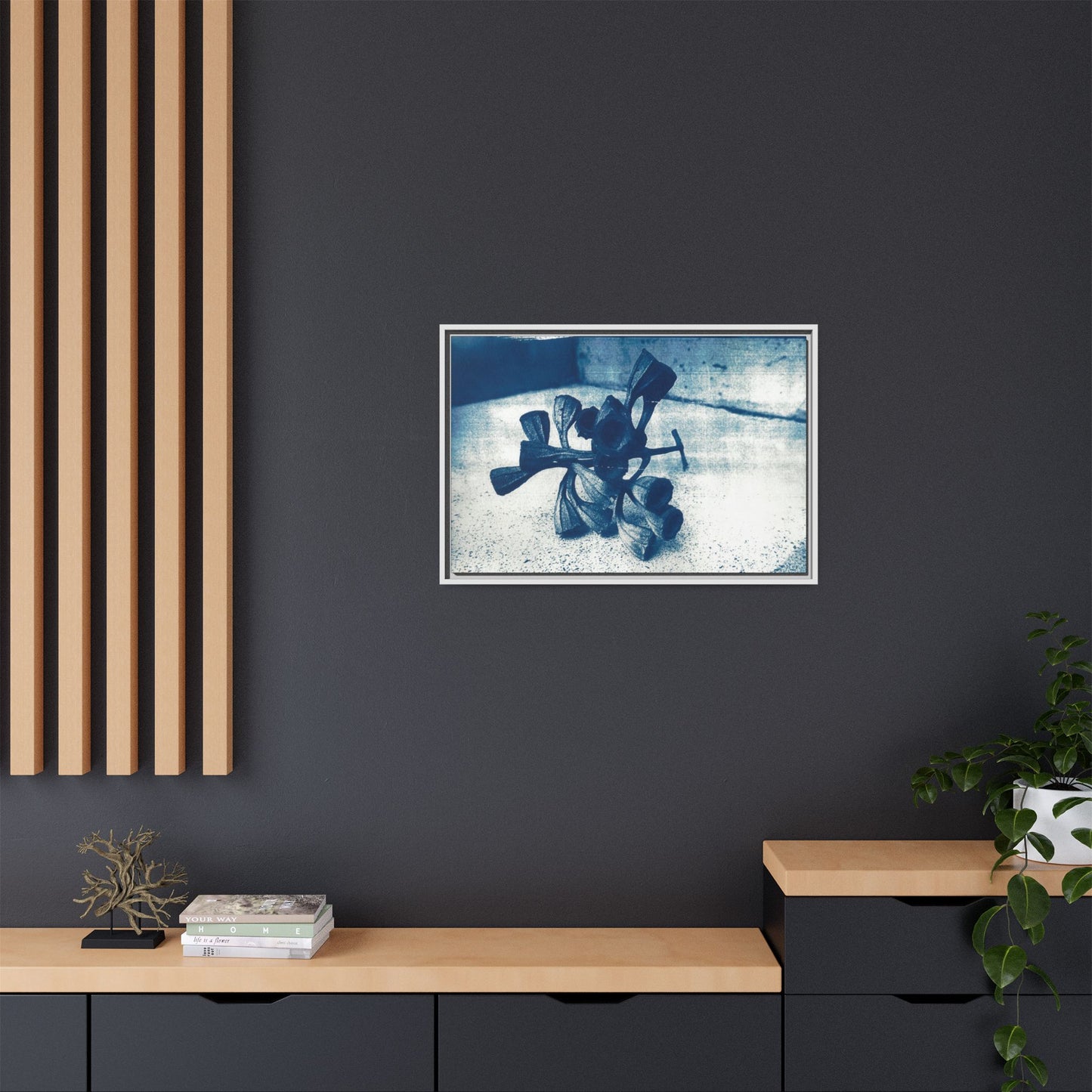 🌿 Gum Nut Form – Cyanotype Botanical Art by Wendy Seymour