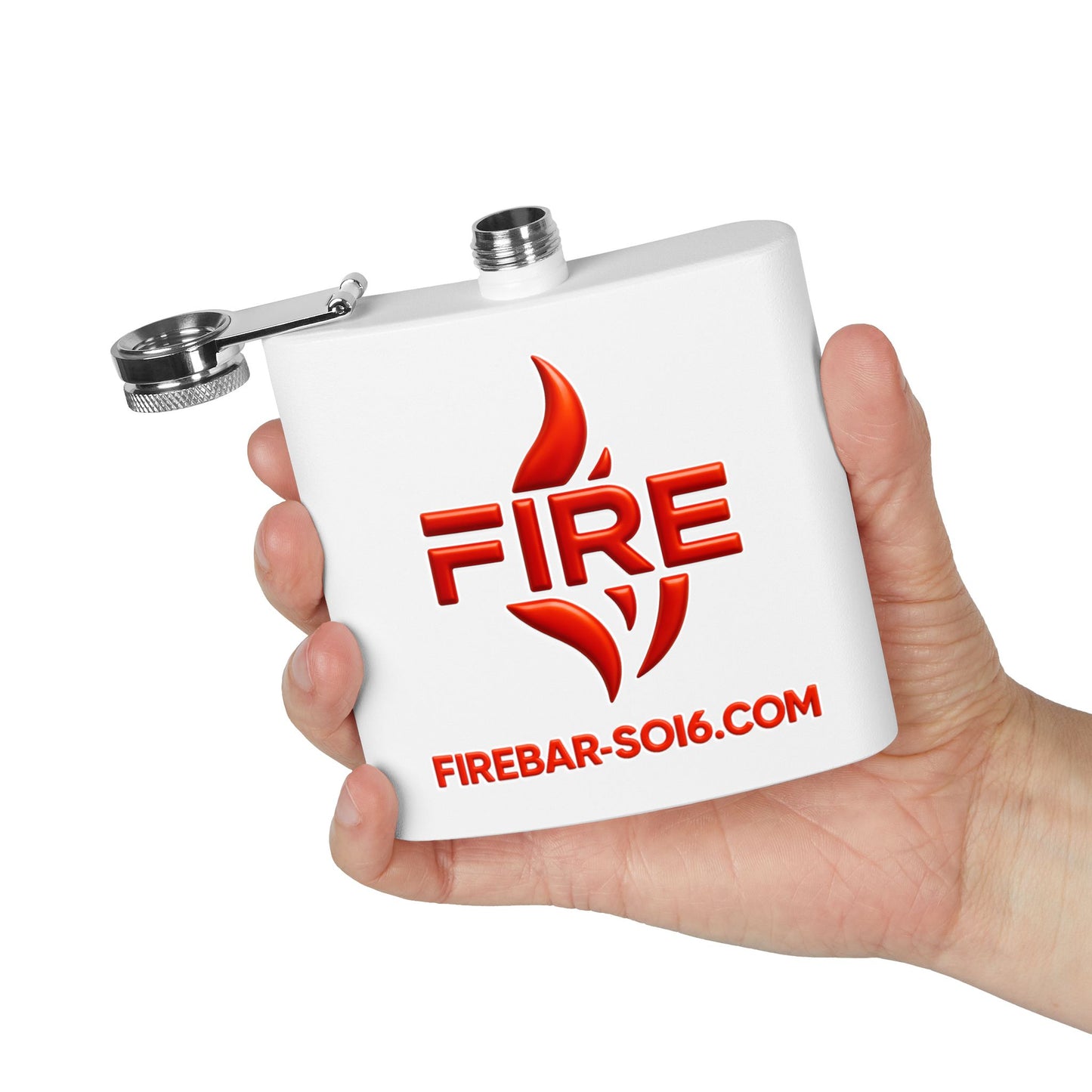 FireBar Stainless Steel Flask – 6oz