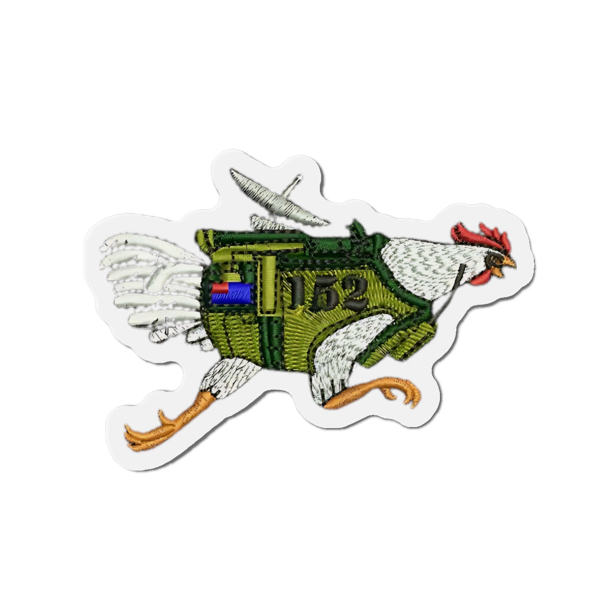 152 Signal Squadron Battle Chook Patch Magnet – RASIGS Patch Signature Range