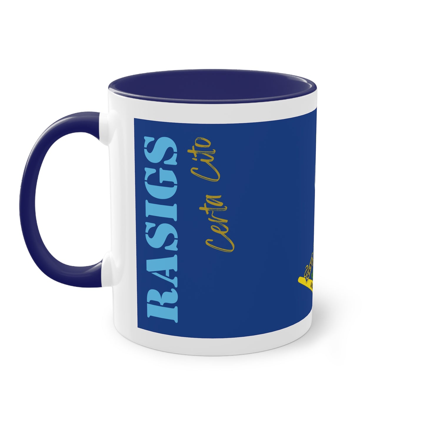 RASIGS Two-Tone Coffee Mug – Signals Pride in Every Sip