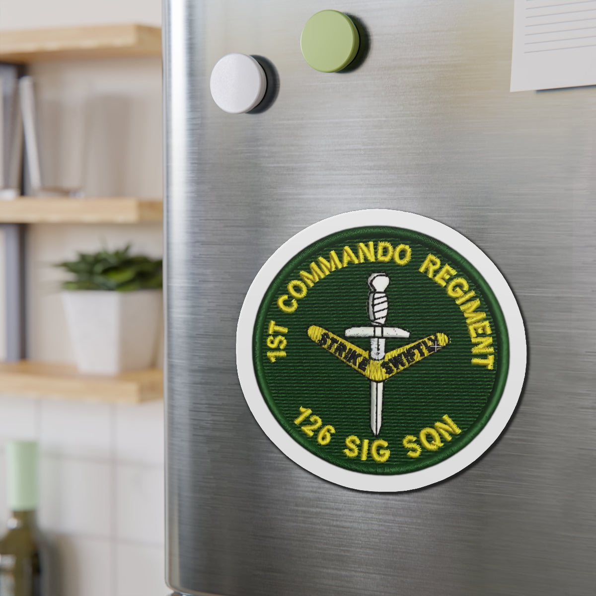 126 Signal Squadron 90's Era Patch Magnet – 1st Commando Regiment – RASIGS Patch Signature Range