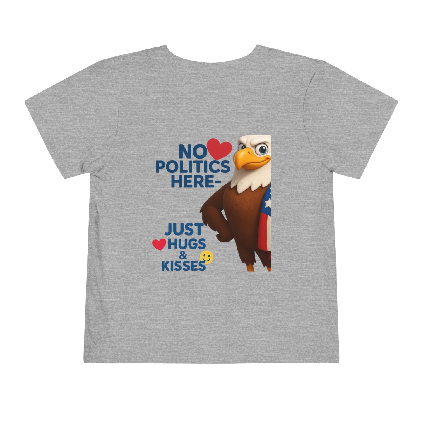 Toddler Short Sleeve Tee with Political Humor | Cute Eagle Design for Kids | Unisex Everyday Wear | Perfect Gift for Holidays and [...]
