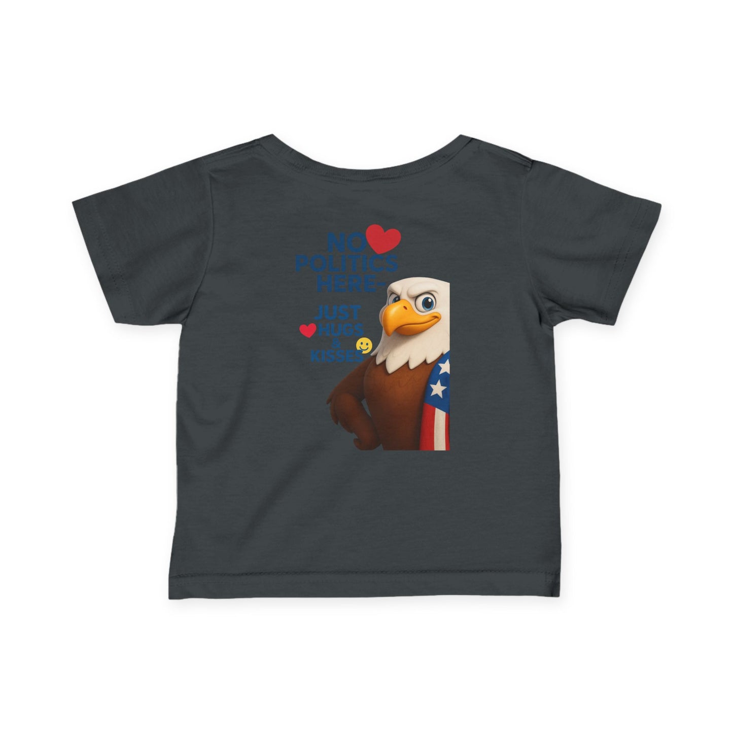 Infant Eagle Tee: Funny Political Baby Shirt, Cute Toddler Top, Gifts for New Parents, Baby Shower Present, Patriotic Baby Clothes