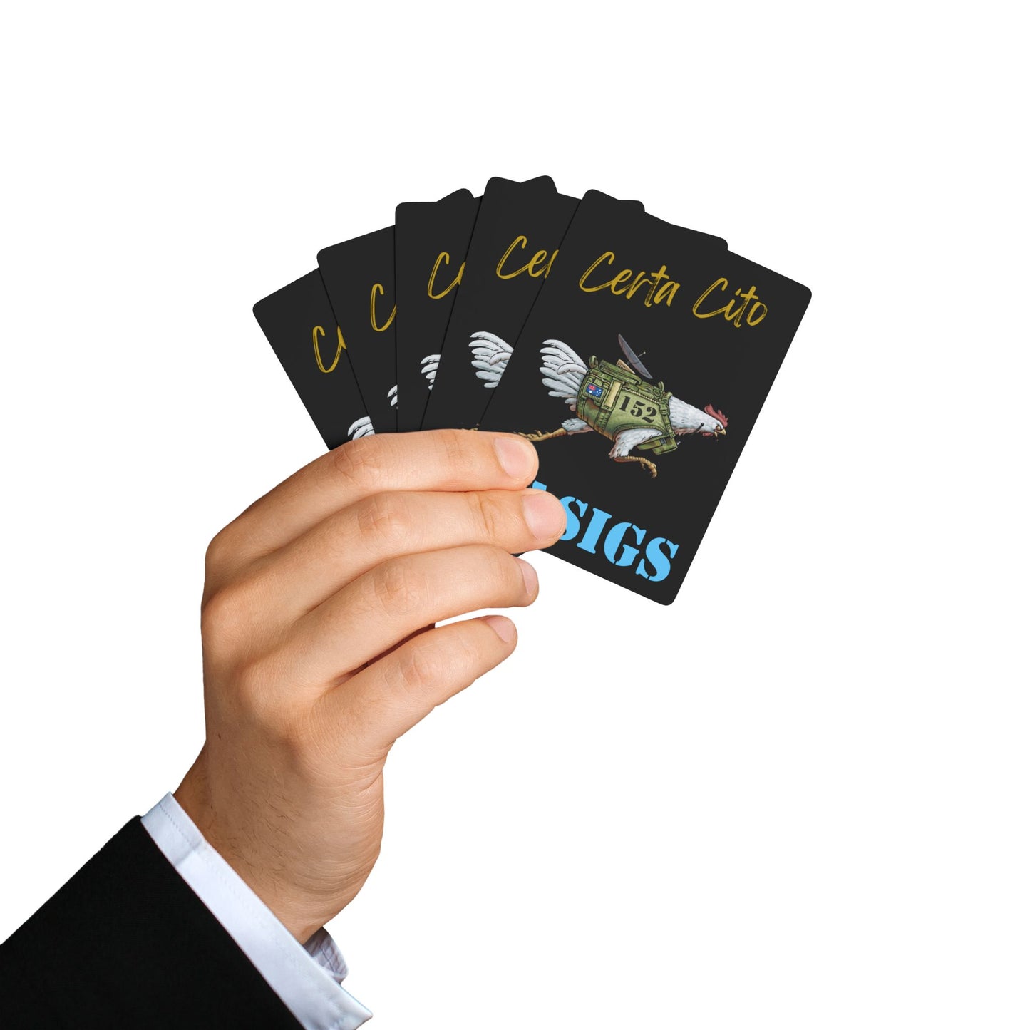 152 SIG SQN Battle Chook Playing Cards