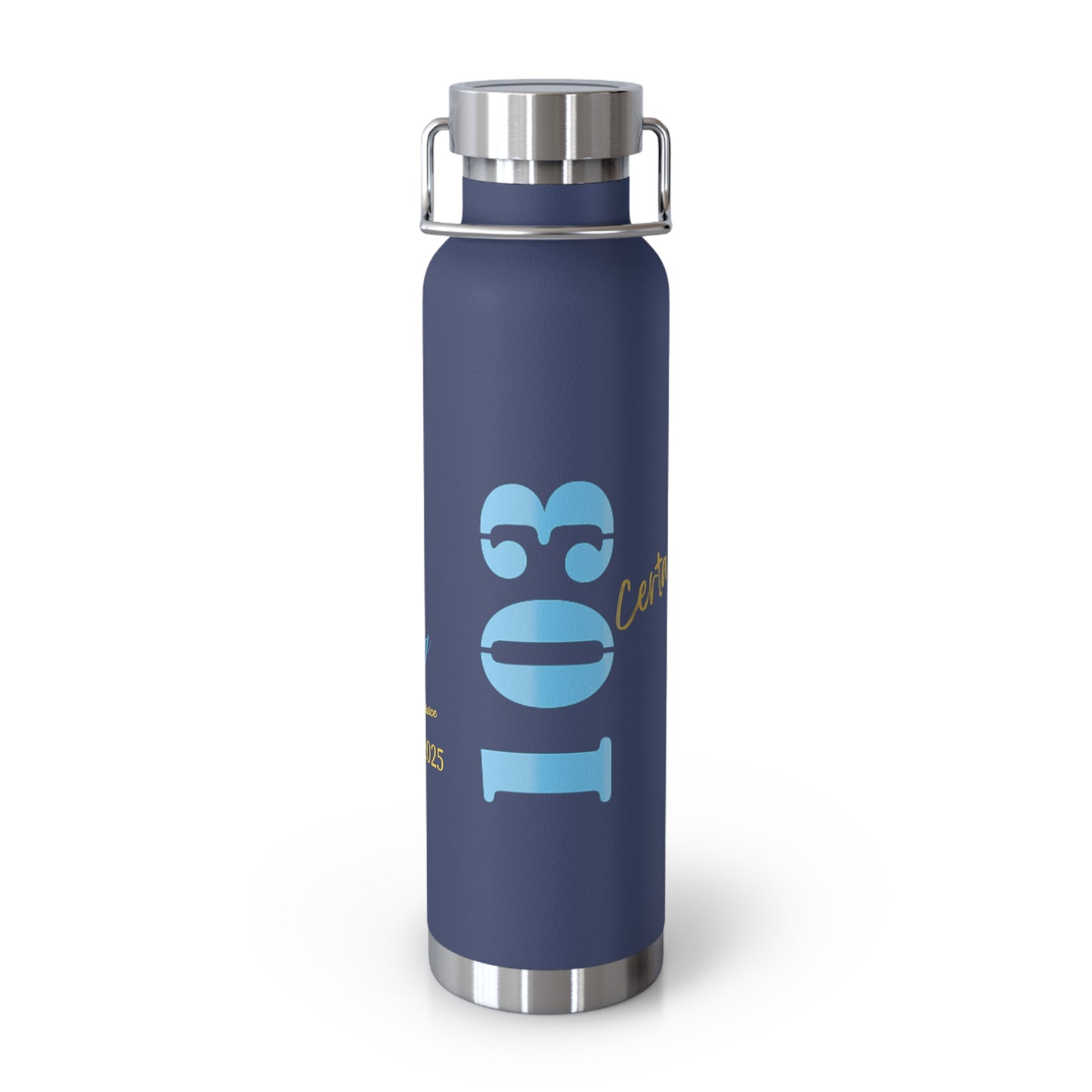 103 Signal Squadron 100 Years of Service Insulated Water Bottle