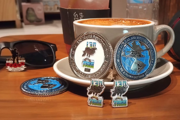 130 Signal Squadron Limited Edition Challenge Coin – A Tribute to Tactical Air Support