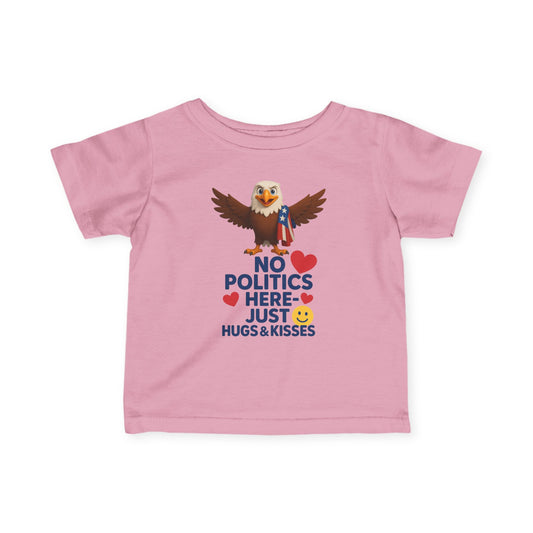 Infant Eagle Tee: Funny Political Baby Shirt, Cute Toddler Top, Gifts for New Parents, Baby Shower Present, Patriotic Baby Clothes