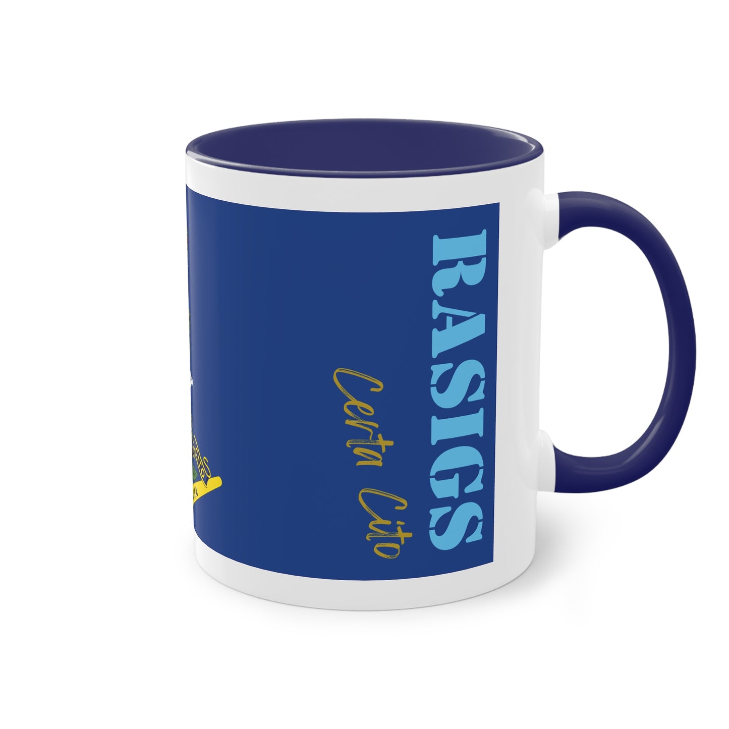 RASIGS Two-Tone Coffee Mug – Signals Pride in Every Sip
