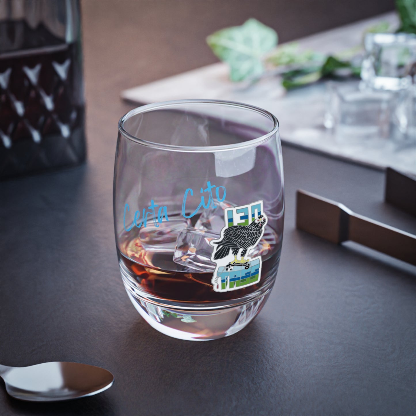 130 Sig Sqn Whiskey Glass
