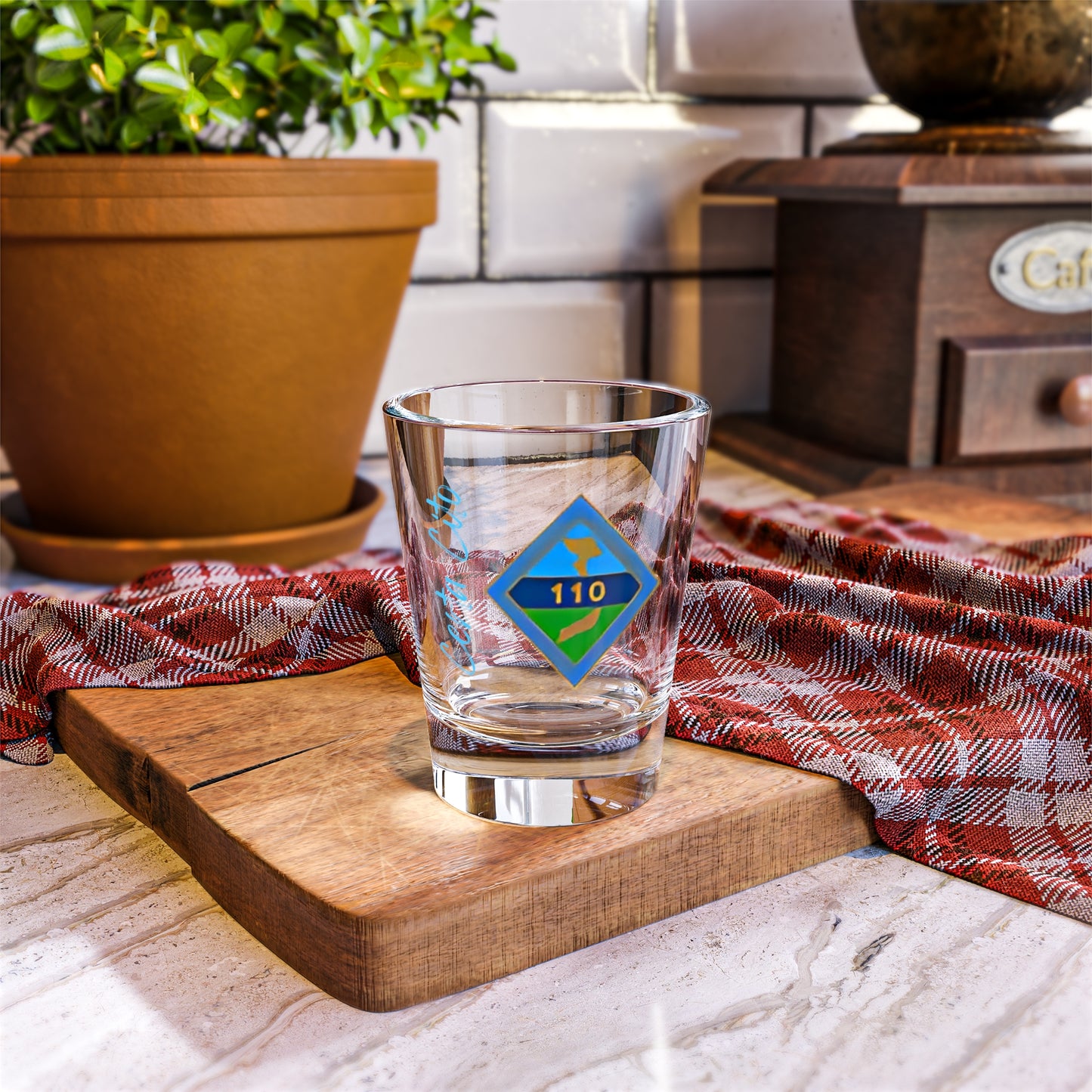 110 Sig Sqn Vietnam Era Shot Glass