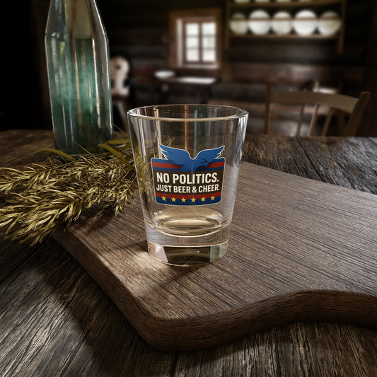 Political-Free Fun Shot Glass | Perfect for Parties | Gift for Friends | Barware | Unique Home Decor | Novelty Glassware