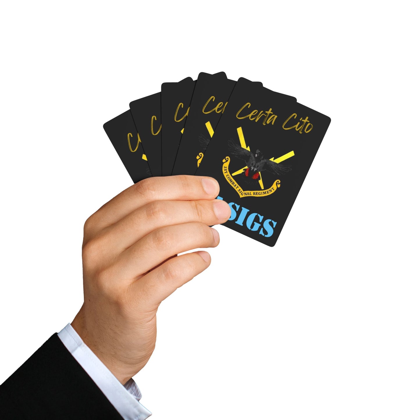 1st Combat Signal Regiment (1 CSR) – Custom Playing Cards