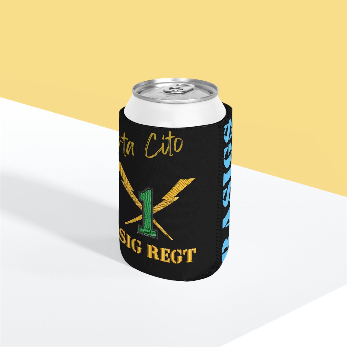 1st Signal Regiment Stubby Cooler