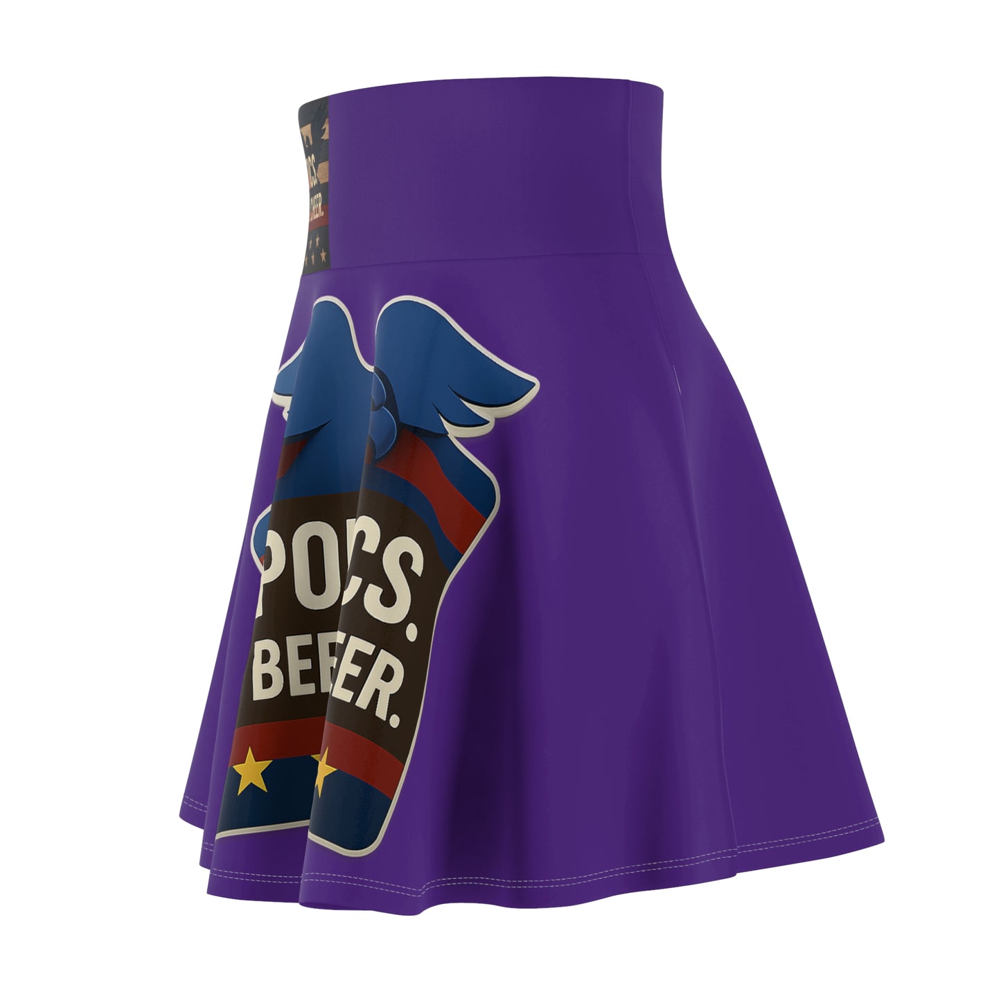 Political Statement Women's Skater Skirt, Fun Skater Skirt, Unique Party Skirt, Casual Wear, Gift for Friends